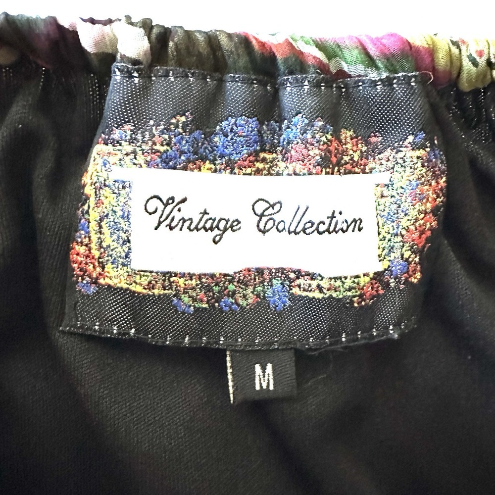 Vintage Collection Dress M‎ Medium Western Embroidered Tribal Lace - Picture 10 of 14